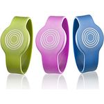 Somfy 2401403 - Kinderarmband (3 St.) für Chipleser Smartes Türschloss, rosa-blau-grün