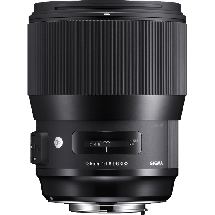Sigma 135mm F1,8 DG HSM Art Objektiv (82mm Filtergewinde) für Canon Objektivbajonett – Bild 1