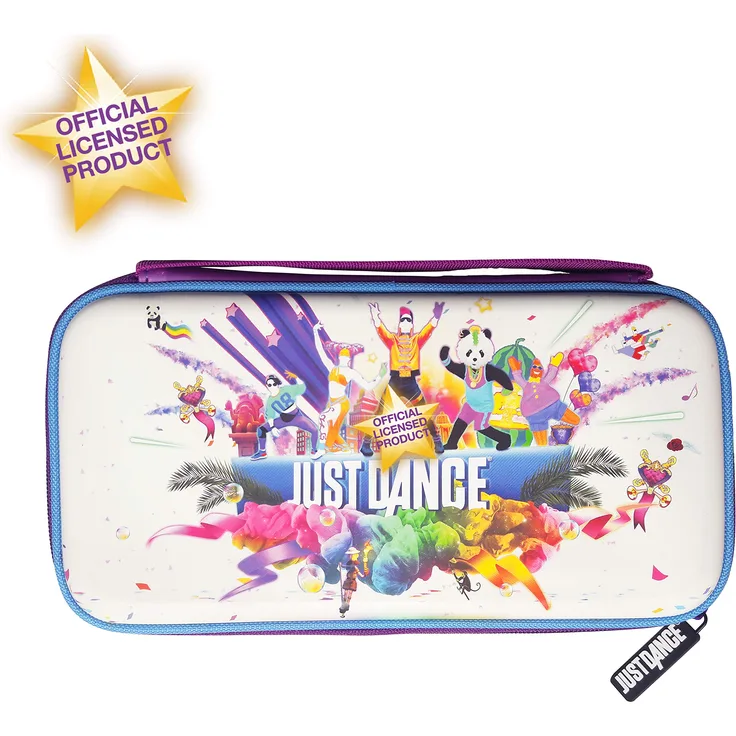 Subsonic SA5504 Just Dance 2019 - Harte und stoßfeste Aufbewahrungstasche für Nintendo Switch - EVA-Etui mit Reißverschluss Purple-blau