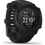 Garmin Instinct Solar Smartwatch GPS, Unisex, 45mm, Kunststoffgehäuse, Tactical Schwarz (010-02293-03)