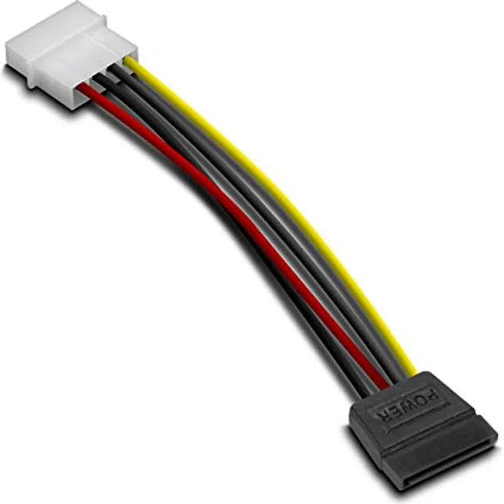 Speedlink SATA Power Cable - Ladekabel für HDD-SDD - Büro-Home Office - PC-Notebook-Laptop - schwarz