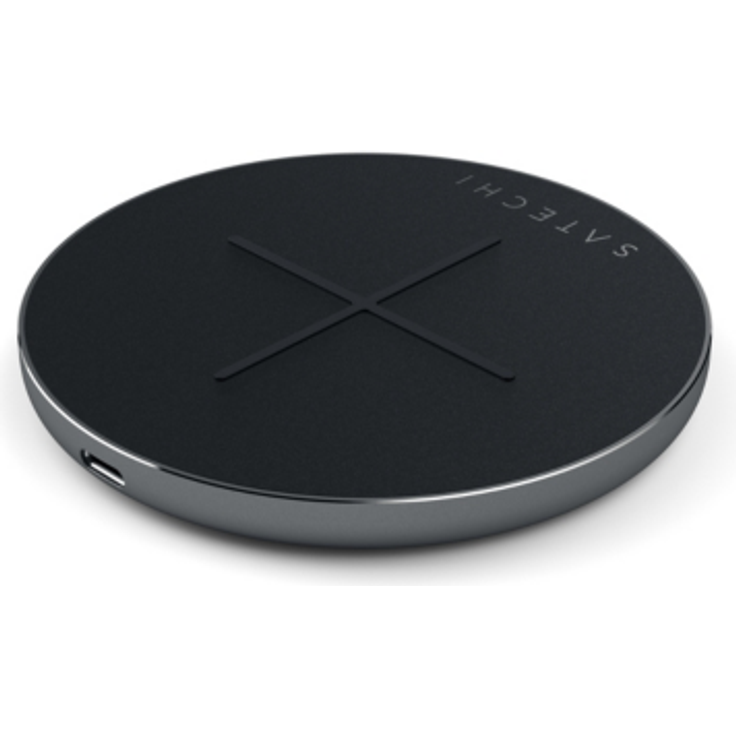Satechi Wireless Fast-Charging Pad V2 Space Gray
