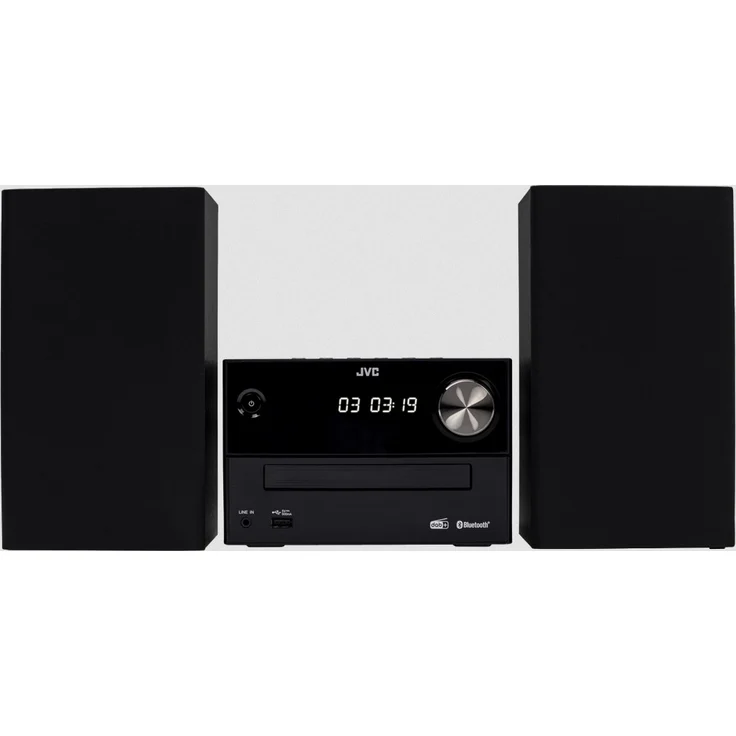 JVC UX-C25DAB Home-Audio-Minisystem mit CD-Player, UKW, DAB, DAB+ und Audio-Streaming Schwarz – Bild 4