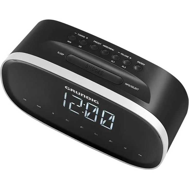 Grundig Sonoclock 3500 BT Radiowecker mit Bluetooth, LED-Display, schwarz – Bild 4