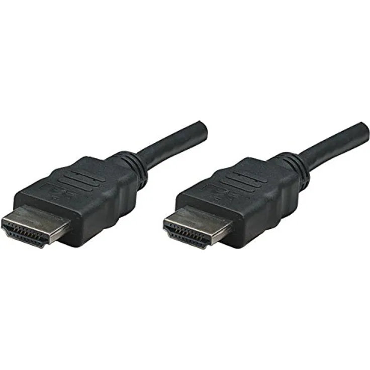 Manhattan 306126 High Speed HDMI Kabel Stecker auf Stecker geschirmt 3 m schwarz