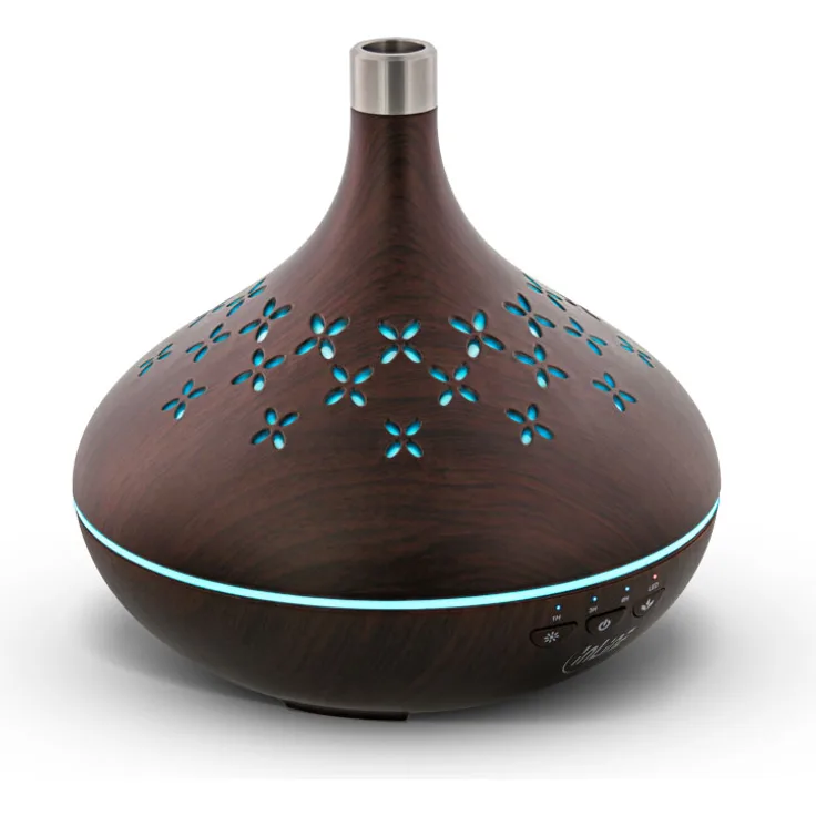 InLine 40154 SmartHome Ultraschall Aroma Diffusor, Luftbefeuchter, Ambientelicht, Google Home und Amazon Alexa kompatibel