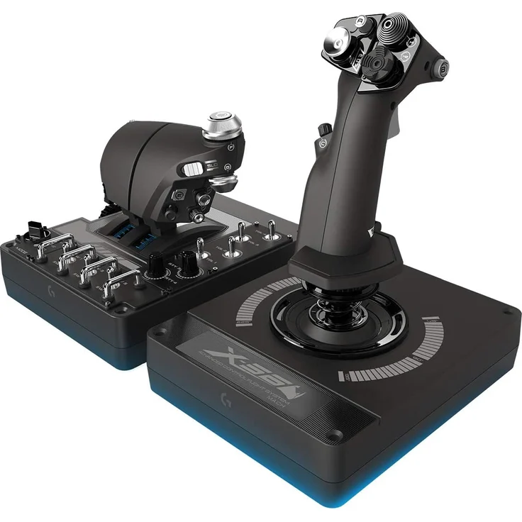 Logitech X56 Hotas Schwarz (945-000059) (PC) – Bild 1