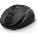 Hama MW-400 Maus RF Wireless Optisch 1600 DPI rechts Schwarz - Mäuse (rechts, Optisch, RF Wireless, 1600 DPI, Schwarz)