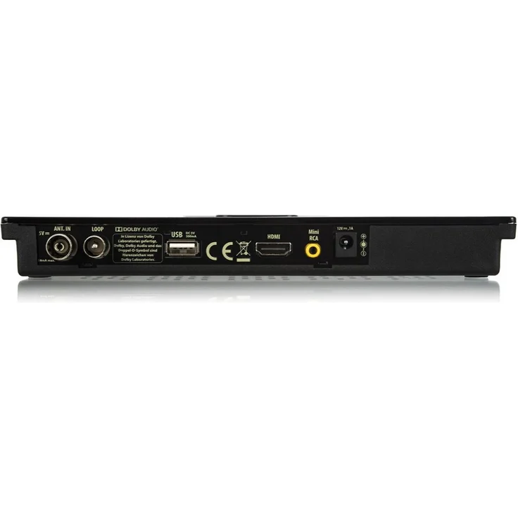 Xoro HRT 8720 HEVC DVB-T-T2 Receiver HDMI, H.265, kartenloses Irdeto-Zugangssystem für freenet TV, Mediaplayer, PVR Ready, USB 2,0, 12V Schwarz – Bild 3