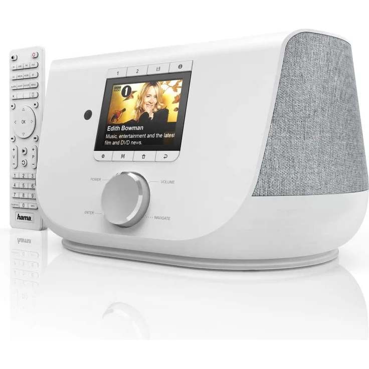 Hama DIR3300SBT Internetradio mit Bluetooth, WLAN, Wecker, TFT-Display, Wecker, weiß – Bild 3