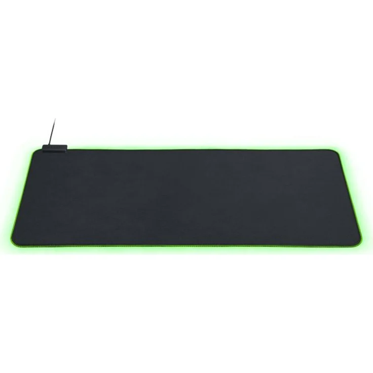 Razer Goliathus Extended Chroma - Extra große weiche XXL Gaming Maus-Matte mit RGB Beleuchtung (Kabelhalterung, Stoff-Oberfläche, gesteppter Rand, optimiert für alle Mäuse) Schwarz – Bild 3