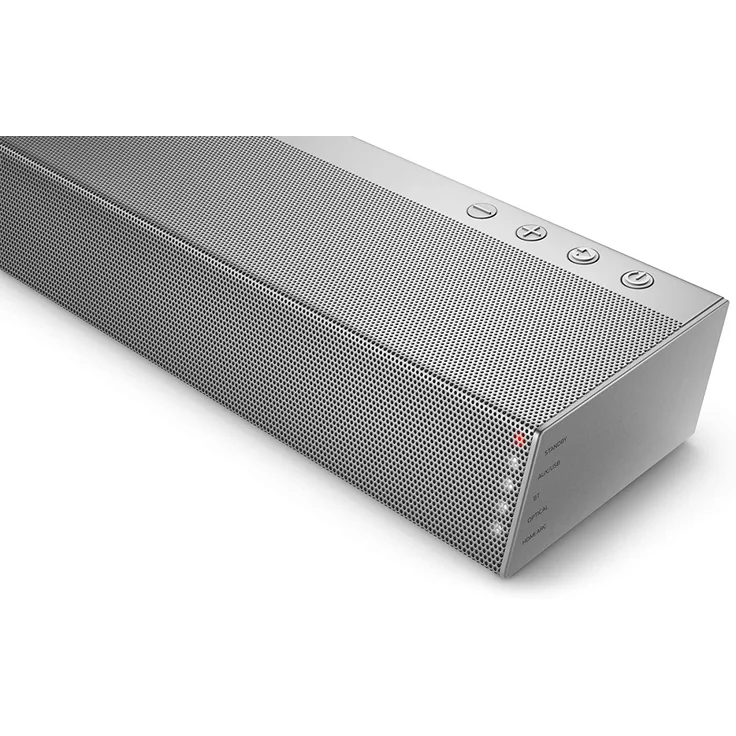 Philips Soundbar TAB6405/10 2.1 Soundbar mit Subwoofer, kabellos, geeignet für TV, silber – Bild 4