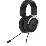 ASUS TUF Gaming H3 Headset (kabelgebunden, virtueller 7.1-Surround-Sound, geeignet für für PC, PS4, Xbox One und Nintendo Switch) schwarz - silber