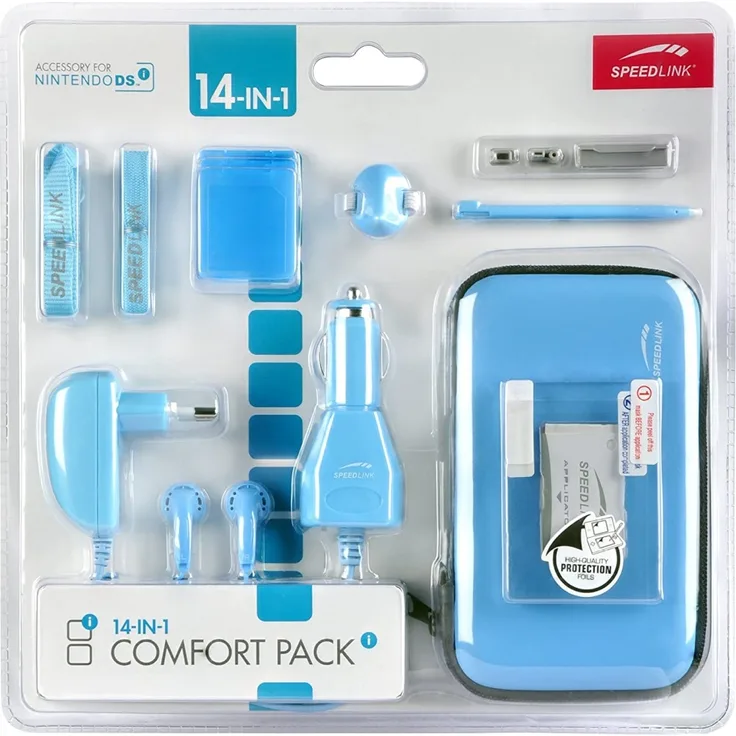 Speedlink 14in1 Comfort Pack Hellblau für Nintendo DSi