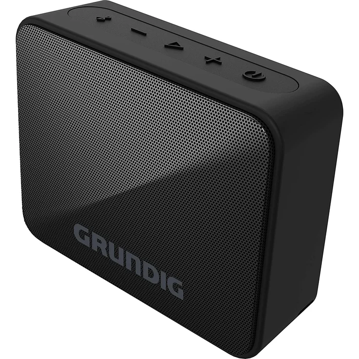 Grundig GBT Solo Black Mini Bluetooth-Lautsprecher mit Mikrofon, spritzwassergeschützt, schwarz – Bild 2