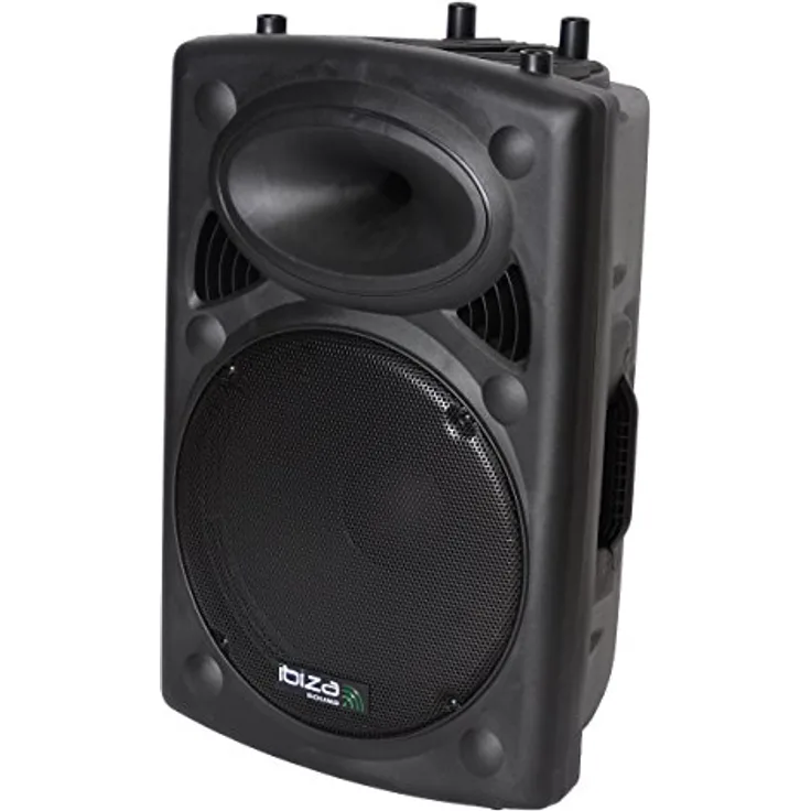 SLK15A-BT - Ibiza - AKTIVE LAUTSPRECHERBOX 15”-38CM 800W MIT USB-MP3 & BLUETOOTH