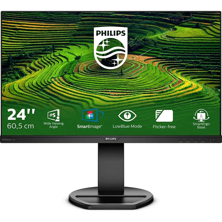 Philips B-line 241B8QJEB - 23,8 Zoll, Full HD (1920 x 1080), IPS-Panel, 60Hz, 5ms, 250cd/m²