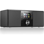 Karcher DAB 7000i Internetradio (DAB+ - UKW-RDS, WLAN & Bluetooth, USB-Anschluss, AUX-IN, Wecker mit Dual-Alarm) schwarz