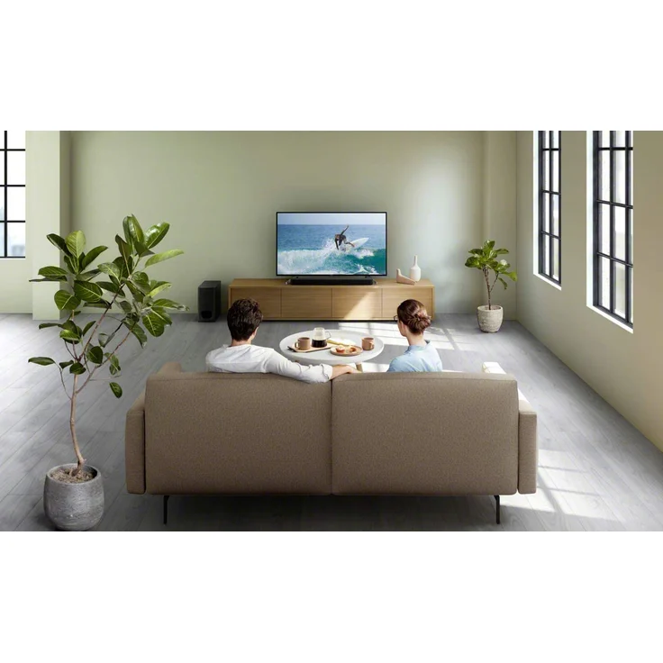Sony HT-S350 2.1 Soundbar mit Subwoofer, kabellos/kabelgebunden, geeignet für TV, schwarz (2019) – Bild 15