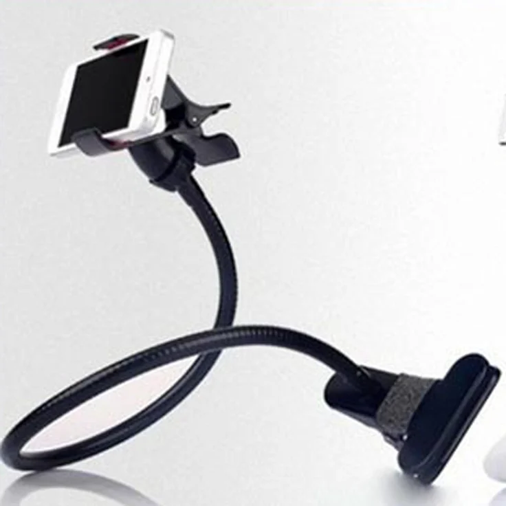 SYSTEM-S Universal Halter Flexibler Tisch & Bett Schwanenhals Haltearm Halterung für Smartphone Handy – Bild 1