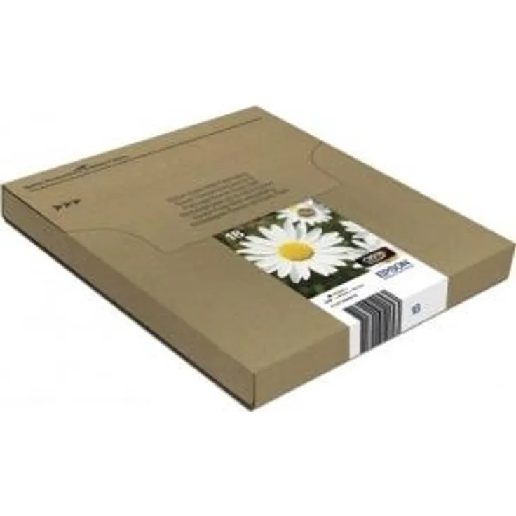 Epson Orginal 18 Tinte Gänseblümchen, XP-305 XP-402 XP-215 XP-312 XP-315 XP-412 XP-415 XP-225 XP-322 XP-325 XP-422 XP-425, EasyMail-Verpackung (Multipack, 4-farbig)