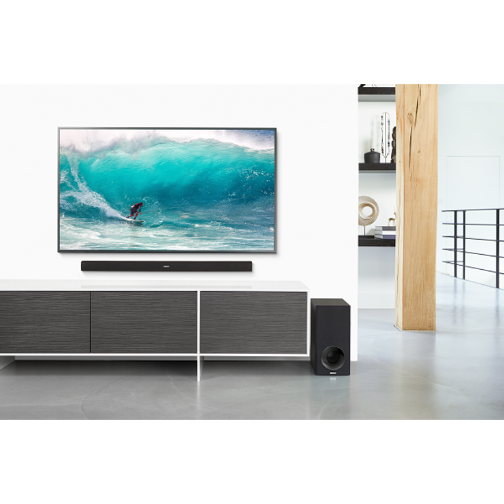 Denon DHT-S316BKE2 2.1 Soundbar mit Subwoofer, kabellos/kabelgebunden, geeignet für TV, schwarz (2019) – Bild 6