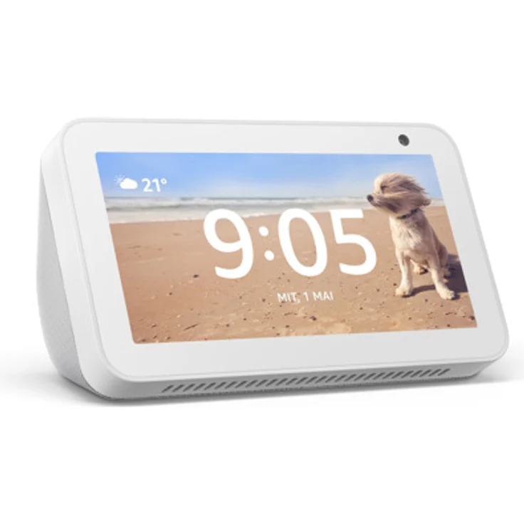 Amazon Echo Show 5 (1. Generation, 2019) Smart Display mit Alexa, durch Alexa in Verbindung bleiben, Weiß – Bild 2