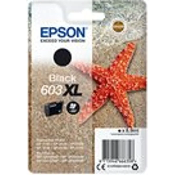 Epson 603XL - 8.9 ml - XL - Schwarz - Original - Blister mit RF- / aktustischem Alarmsignal - Tintenpatrone - für Expression Home XP-2100, 2105, 3100, 3105, 4100, 4105, WorkForce WF-2810, 2830, 2835, 2850