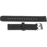 VHBW Ersatz Armband L passend für Samsung Gear Sport, S2 Classic Fitness Uhr, Smart Watch - 122cm + 85cm Silikon schwarz