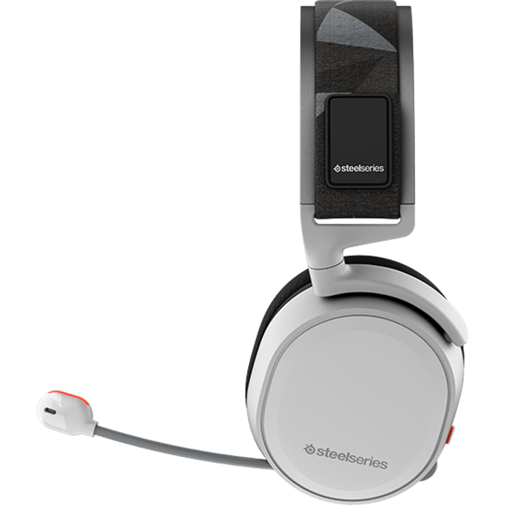 SteelSeries Arctis 7 [Legacy Edition], Drahtlos Gaming-Headset, DTS 7.1 Surround für PC, PC - Mac - PlayStation 4 - Android - iOS - VR, Farbe weiß – Bild 3