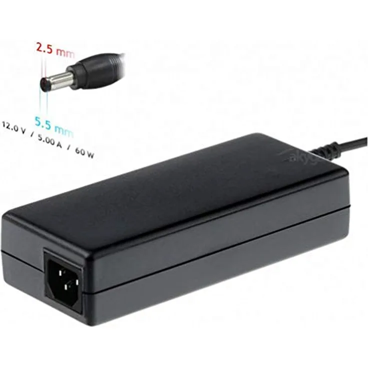 AKYGA AK-ND-30 Netzteil für Laptop 1Ladegerät 2V 5.0A 60W 5.5 x 2.5 mm LED