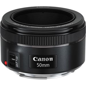 Bild für Canon Objektiv EF 50mm Brennweite F1.8 STM Fokussierung (58mm Filtergewinde)