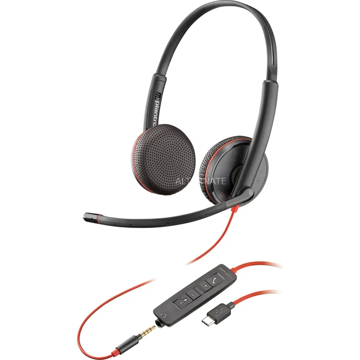 Plantronics 209751-101 Blackwire UC-Kopfhörer C3225 USB-C