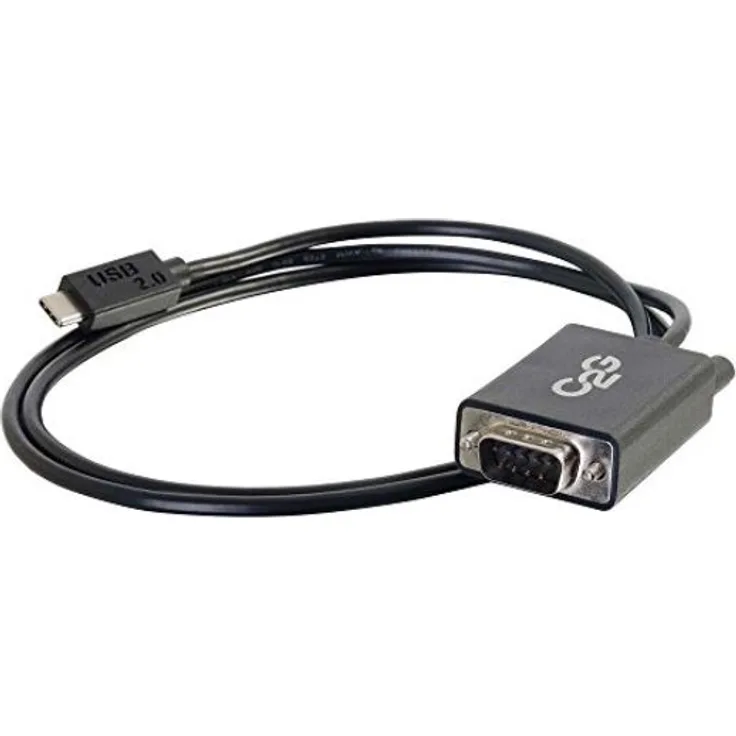 C2G Adapterkabel für USB 2.0 USB C auf DB9 Seriell RS232