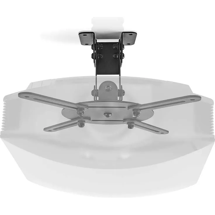 Nedis - Deckenhalterung für Projektor - 360° drehbar - Max. 10 kg - 130 mm Deckenabstand - Vollbeweglich - 4 Arme - Schnelle und einfache Montage - Schwarz