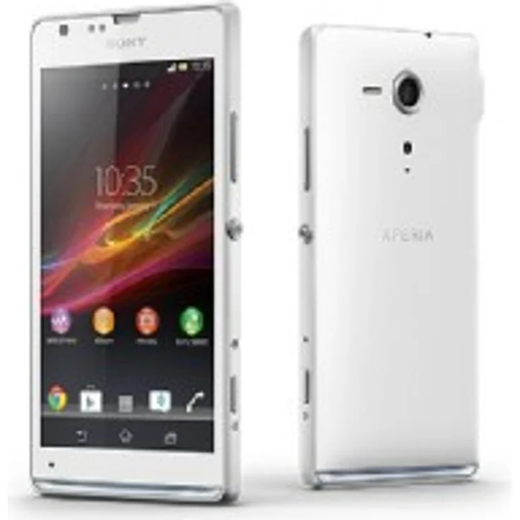 Sony Xperia L Smartphone 10,92cm Pixel (4,3 Zoll) TFT-Display, 8GB interner Speicher, 1GB RAM, Android, Weiß – Bild 1