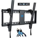 Mounting Dream TV Wandhalterung Neigbar Halterung für die meisten 42-70 Zoll LED, LCD und Plasma TVs bis zu VESA 600x400 mm und 60 kg, inklusive 6 ft. HDMI-Kabel, MD2268-LK-02