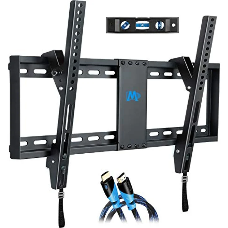 Mounting Dream TV Wandhalterung Neigbar Halterung für die meisten 42-70 Zoll LED, LCD und Plasma TVs bis zu VESA 600x400 mm und 60 kg, inklusive 6 ft. HDMI-Kabel, MD2268-LK-02 – Bild 1