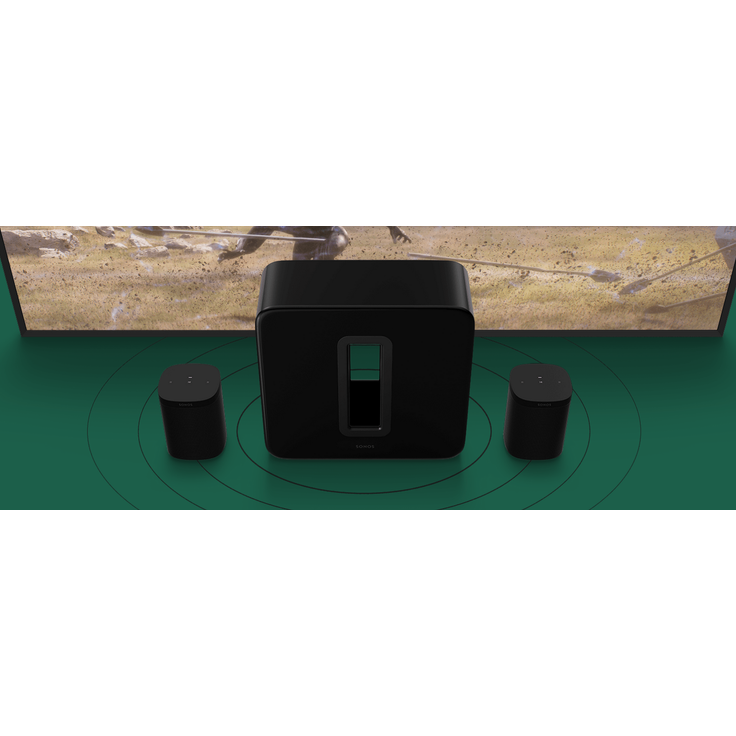 Sonos Sub 3. Generation schwarz Leistungsstarker WLAN Subwoofer für dynamische & tiefe Bässe für alle Sonos Speaker Eleganter Multiroom Subwoofer für erstklassigen Sound Subwoofer schwarz – Bild 7