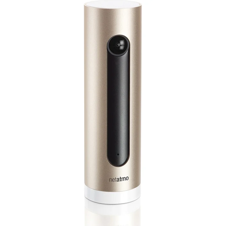 Netatmo Smarte Überwachungskamera Innen, Wlan, Bewegungserkennung, Nachtsicht, Ohne Abonnement, NSC01-EU (Welcome) – Bild 1