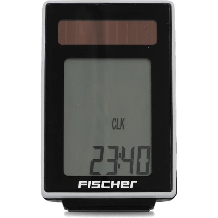 Fischer Fahrradcomputer Funk Solar, 22 Funktionen