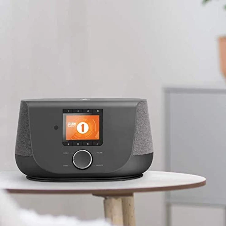 Hama DIR3300SBT Mini Tischradio mit Bluetooth, WLAN, Wecker, TFT-Display, Wecker, schwarz – Bild 5