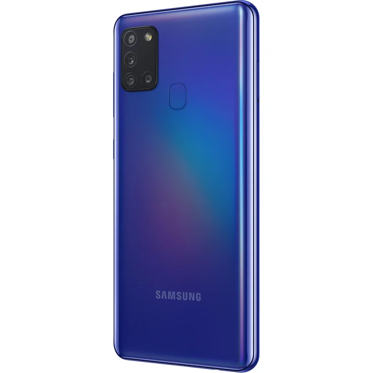 Samsung Galaxy A21s Smartphone 16,51cm (6,5 Zoll) AMOLED-Display, 32GB interner Speicher, 3GB RAM, Dual-SIM, Android, Blue – Bild 3