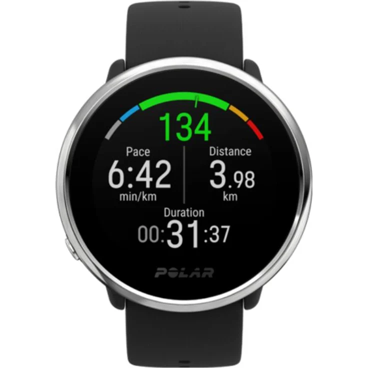 Polar Ignite Fitnessuhr GPS, Unisex, M/L, Silber/Schwarz (90071063) – Bild 4