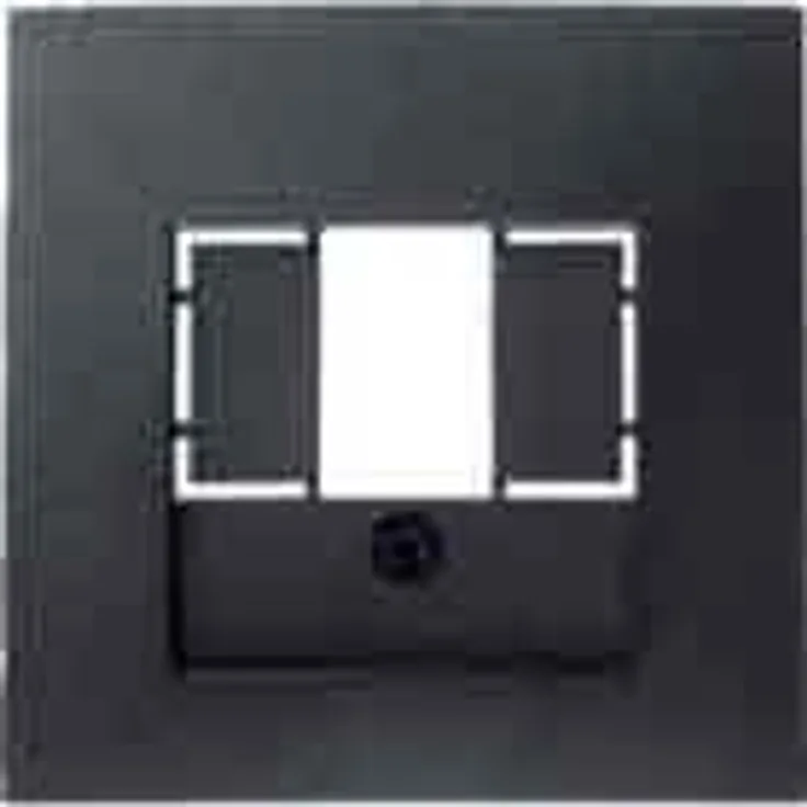 Hager Zentralplatte Anschlussdose TAE B1/B3/B7 anthrazit