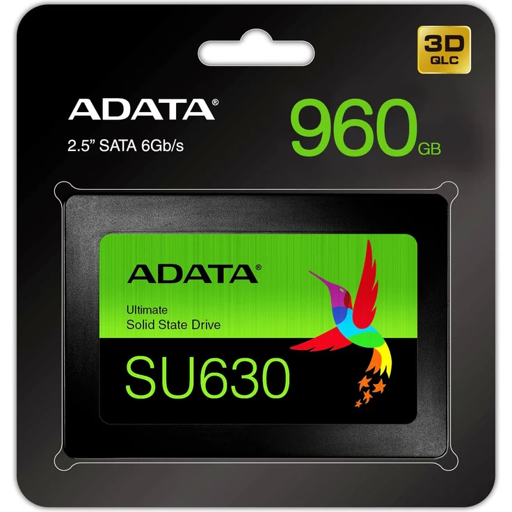 ADATA Ultimate SU630 - Solid-State-Disk - 480 GB - intern - 2.5 Zoll (6.4 cm) - SATA 6Gb/s (ASU630SS-480GQ-R) – Bild 3