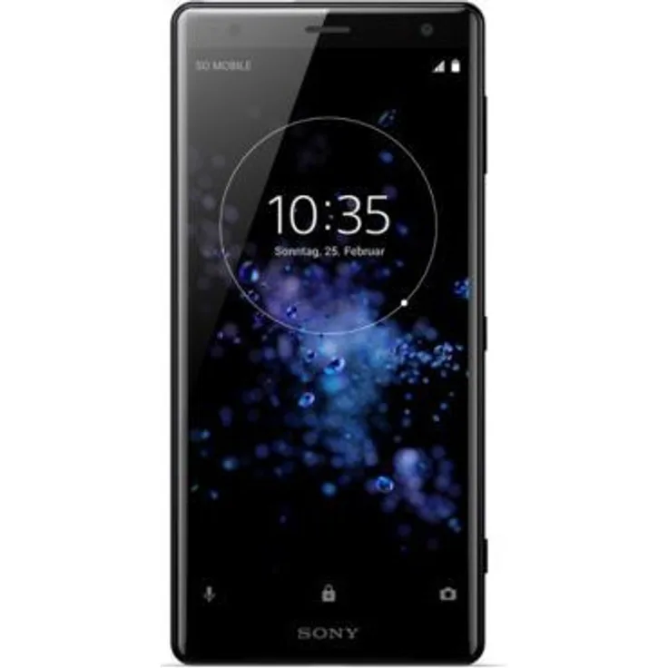 Sony Xperia XZ2 Smartphone 14,48cm Pixel (5,7 Zoll) LCD, IPS-Display, 64GB interner Speicher, 4GB RAM, Dual-SIM, Android, Liquid Black