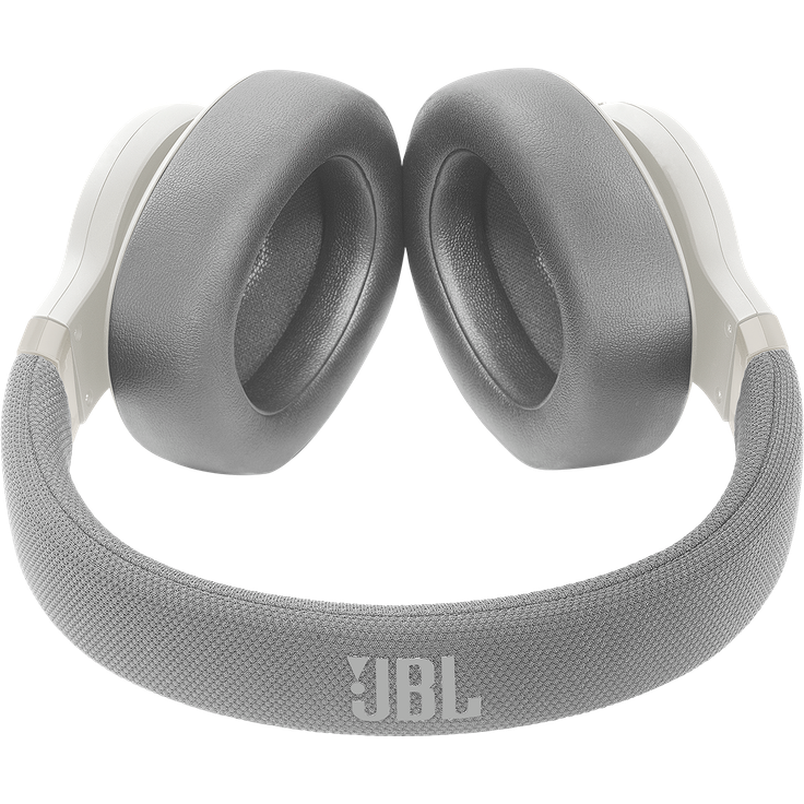 JBL E65BTNC Over Ear Bluetooth Kopfhörer - Active Noise Cancelling Headphones mit JBL Signature Sound - Musikgenuss für bis zu 24 Stunden Weiß – Bild 4