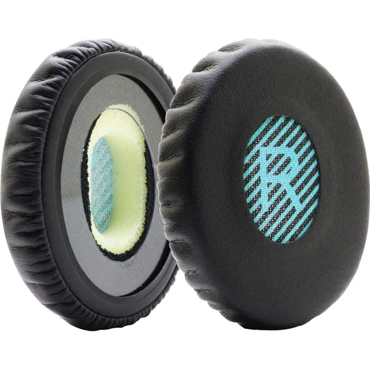 MMOBIEL Ohrpolster Ear Pads Ersatz kompatibel mit Bose Sound link On-Ear Headset OE OE2 OE2i SoundTrue (Schwarz/Blau)