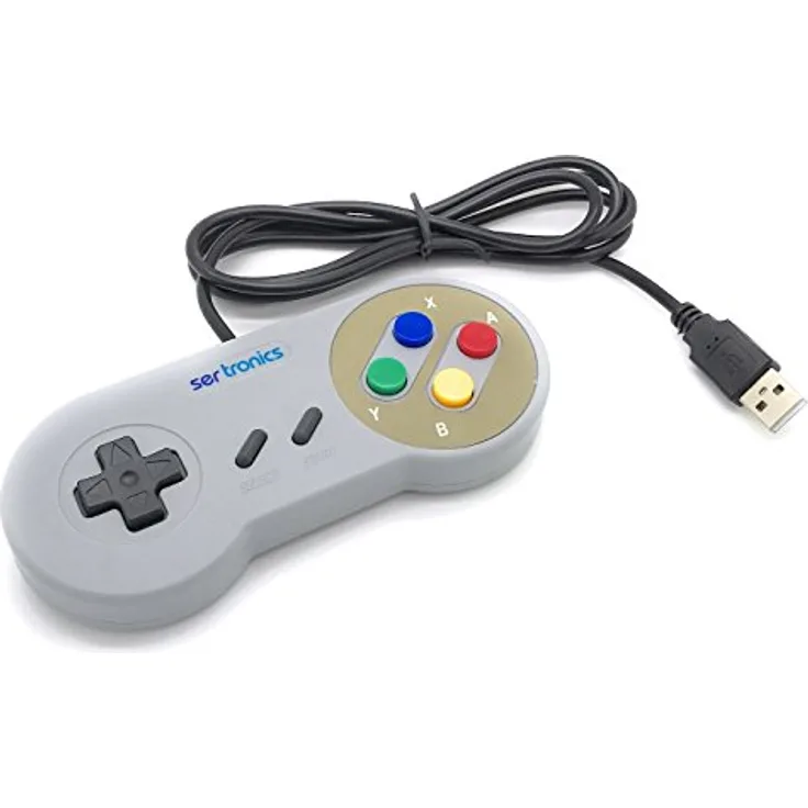 USB 2.0 Controller im SNES Design grau